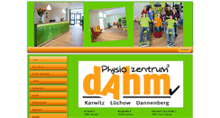 Desktop Screenshot of physiotherapie-dahm.de